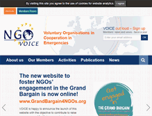 Tablet Screenshot of ngovoice.org
